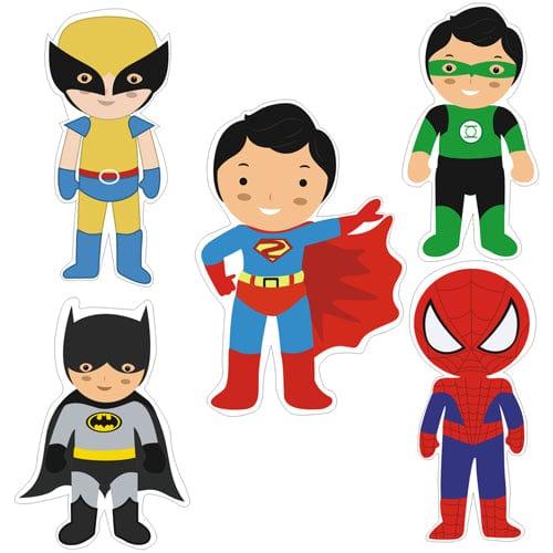 Superhero Theme Cutouts THEME PARTIES Pretty UR Party