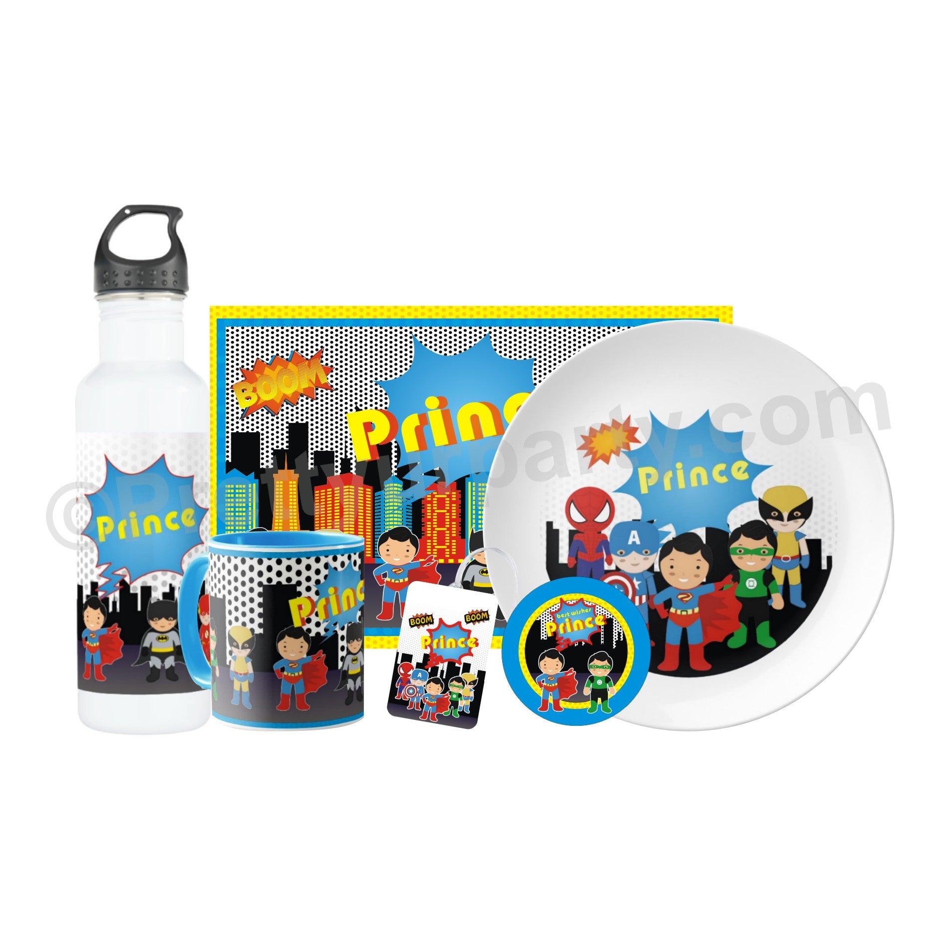 Personalised Superhero Combo THEME PARTIES Pretty UR Party