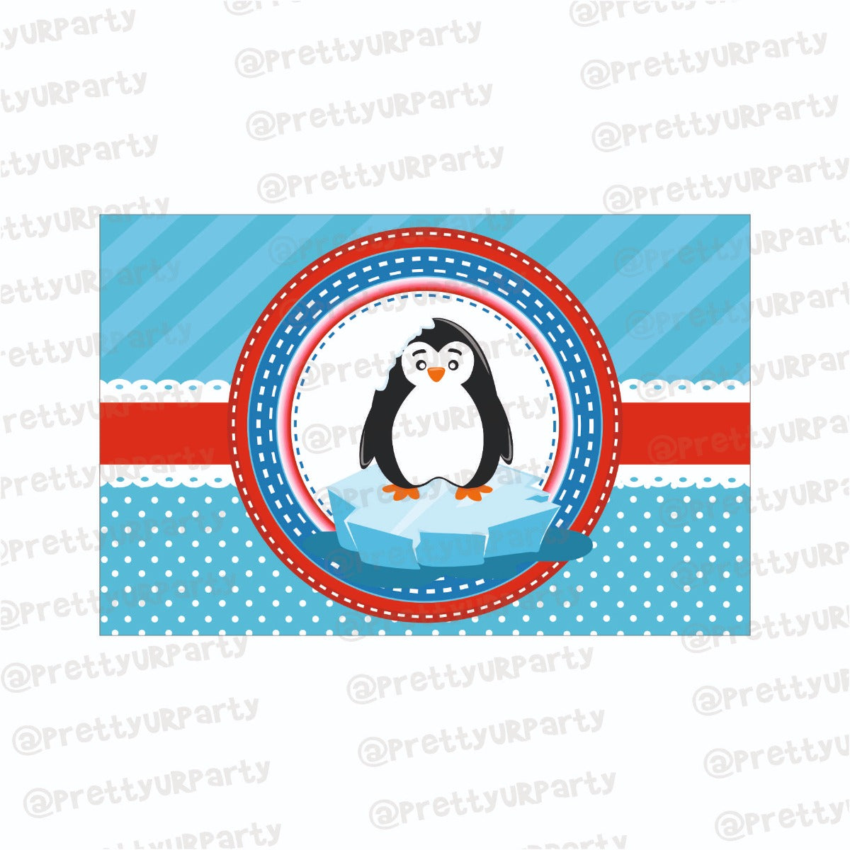 Penguins Theme Table Mats THEME PARTIES Pretty UR Party Default Title