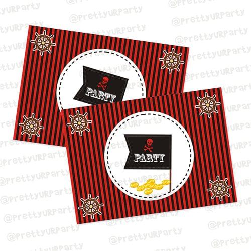 Pirate Table Mats THEME PARTIES Pretty UR Party Default Title
