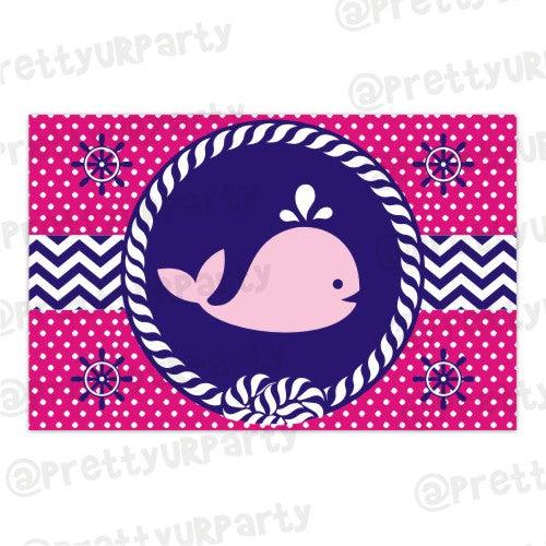 Girly Nautical Table Mats THEME PARTIES Pretty UR Party Default Title