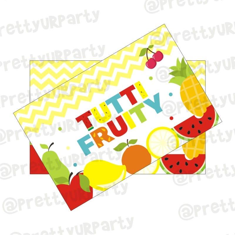 Tutti Fruity Theme Table Mats THEME PARTIES Pretty UR Party