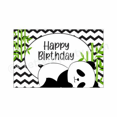 Panda Theme Table Mats THEME PARTIES Pretty UR Party Default Title