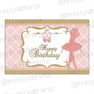 Pink and Gold Ballet Table Mats THEME PARTIES Pretty UR Party Default Title