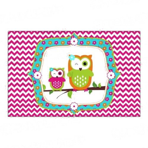 Girly Owl Table Mats