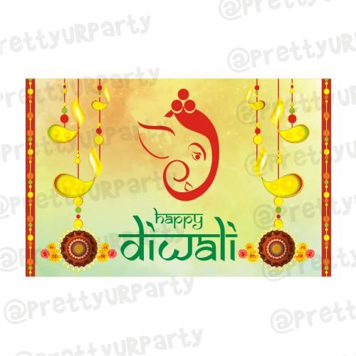 Diwali Ganesha Theme Table Mats ALL PARTY SUPPLIES Pretty UR Party Default Title