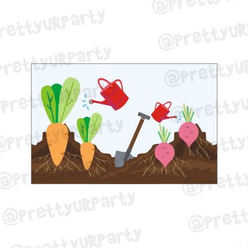 Gardening Theme Table Mats THEME PARTIES Pretty UR Party Default Title