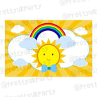 Sunshine Theme Table Mats ALL PARTY SUPPLIES Pretty UR Party Default Title