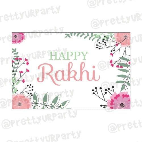Pink Floral Rakhi Theme Table Mats ALL PARTY SUPPLIES Pretty UR Party Default Title