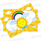 Sunshine Theme Table Mats ALL PARTY SUPPLIES Pretty UR Party