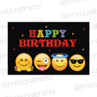 Emoji Theme Table Mats THEME PARTIES Pretty UR Party Default Title