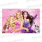 Barbie Rockstar Table Mats THEME PARTIES Pretty UR Party Default Title