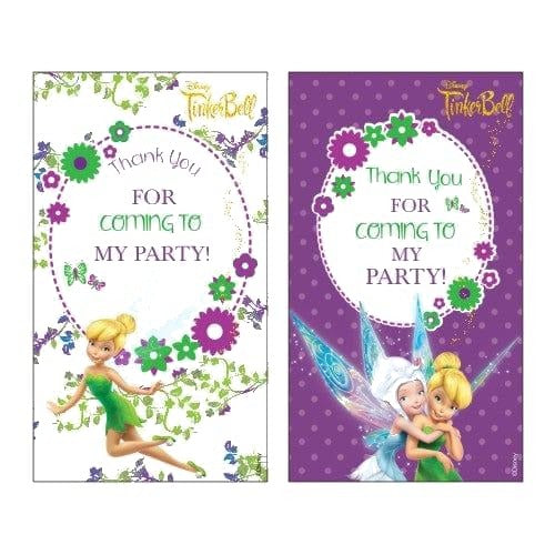 Tinkerbell Theme Thank you Tags