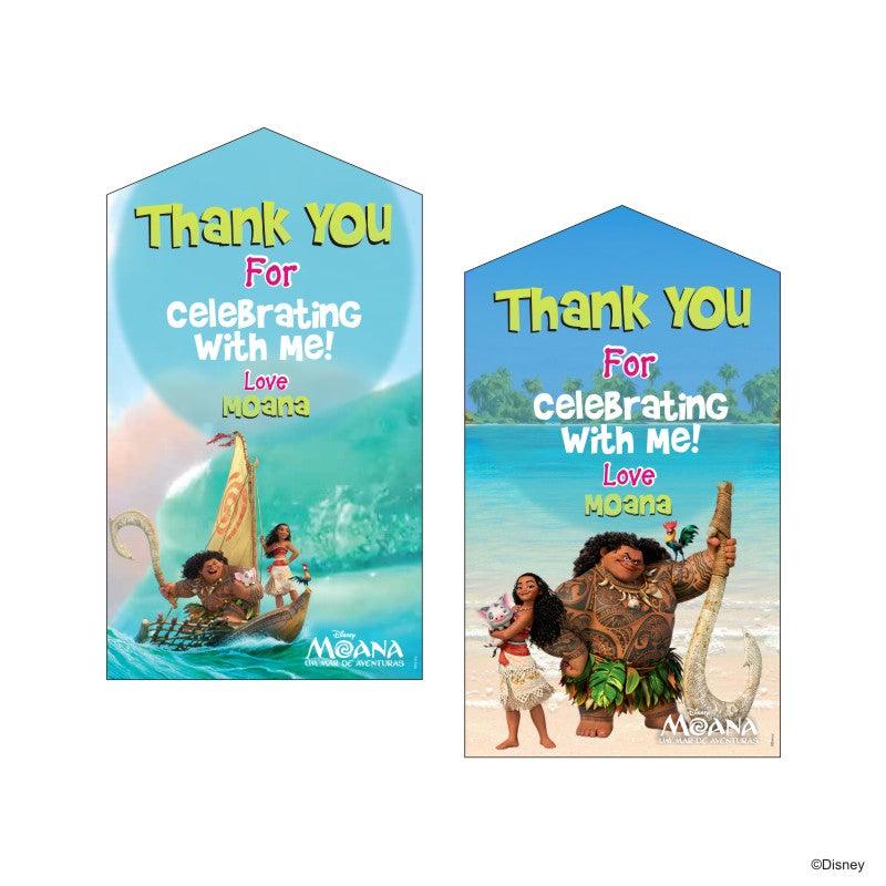 Moana Theme Thank you Tags THEME PARTIES Pretty UR Party Default Title