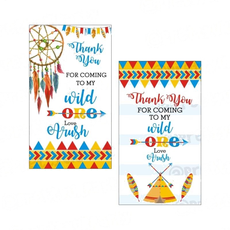 Wild One Theme Thank you Tags — image 2