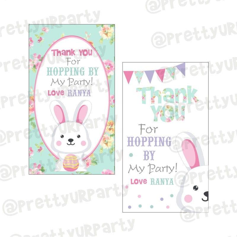Some Bunny is One Theme Thank you Tags ALL PARTY SUPPLIES Pretty UR Party