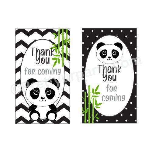 Panda Theme Thank you Tags THEME PARTIES Pretty UR Party Default Title Panda Theme Thank you Tags THEME PARTIES Pretty UR Party Default Title