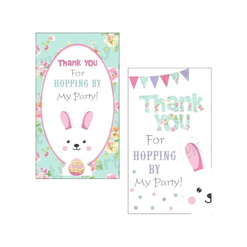 Some Bunny is One Theme Thank you Tags