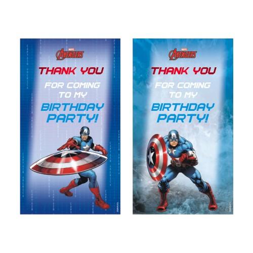 Captain America Thank you Tags THEME PARTIES Pretty UR Party Default Title Captain America Thank you Tags THEME PARTIES Pretty UR Party Default Title