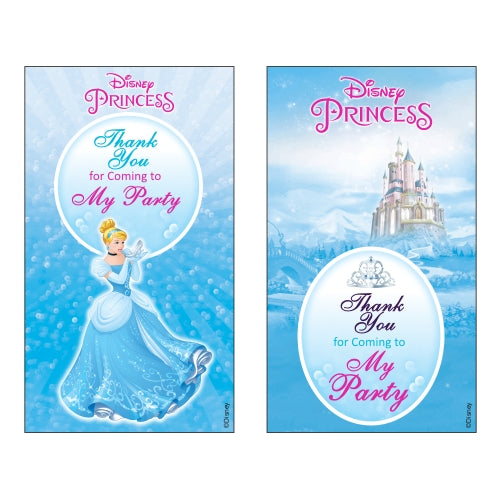 Disney Cinderella Thank you Tags THEME PARTIES Pretty UR Party Default Title