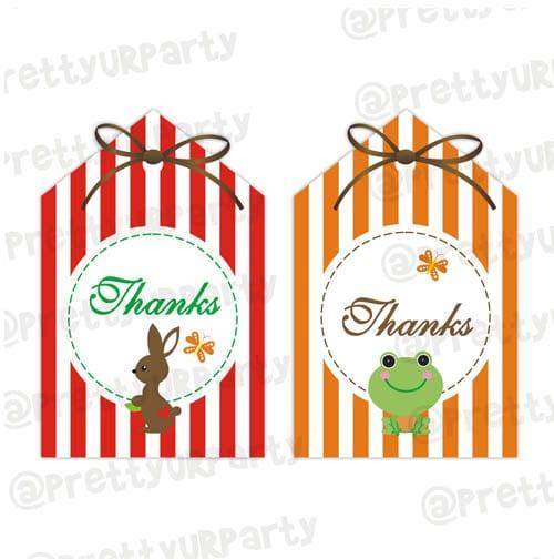Woodland/Forest Thank you Tags