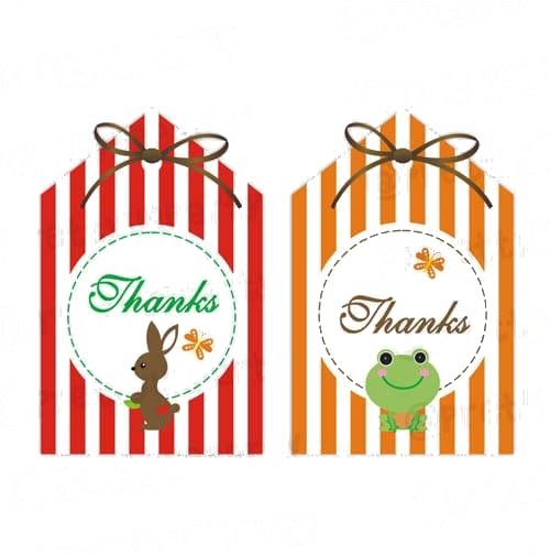 Woodland/Forest Thank you Tags