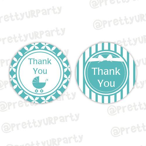 Baby & Co. Thank you Tags BABY SHOWER Pretty UR Party Default Title Baby & Co. Thank you Tags BABY SHOWER Pretty UR Party Default Title
