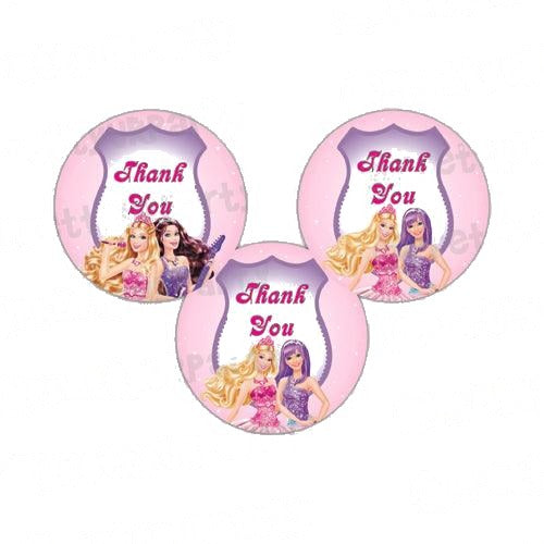 Barbie Rockstar Thank you Tags