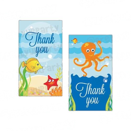 Under the Sea Thank you Tags