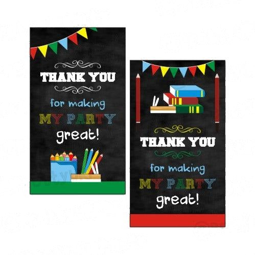 Back to School Thank you Tags
