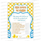 Rubber duck The price is right Game BABY SHOWER Pretty UR Party