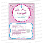 Pink & Blue The price is right Game BABY SHOWER Pretty UR Party