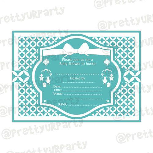 Baby & Co. Theme E-Invitations BABY SHOWER Pretty UR Party