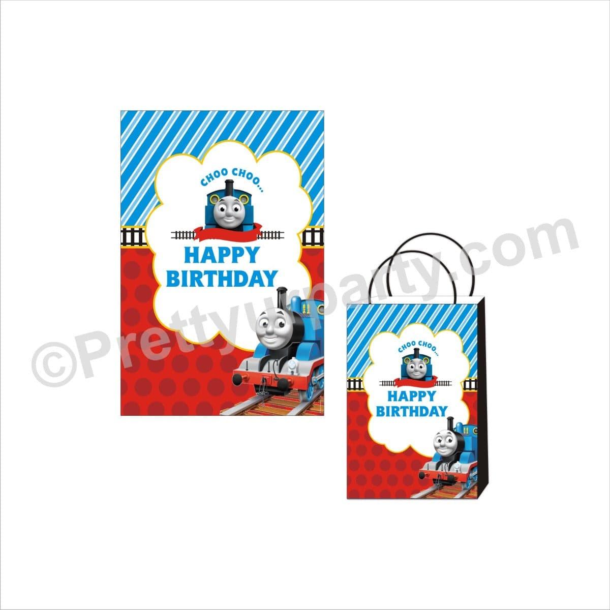 Thomas the Train Theme Khoi Bag ALL PARTY SUPPLIES Pretty UR Party