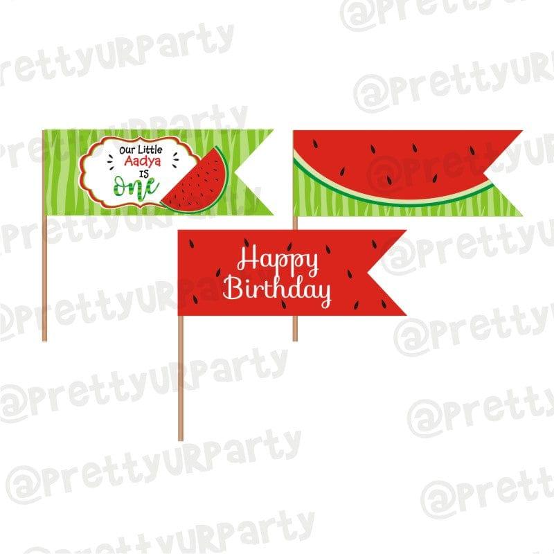 Watermelon Theme Picks THEME PARTIES Pretty UR Party Default Title