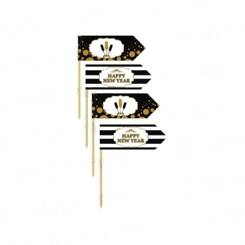 Gold and Black New Year Party Picks