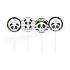 Panda Theme Cupcake / Food Toppers THEME PARTIES Pretty UR Party