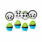 Panda Theme Cupcake / Food Toppers THEME PARTIES Pretty UR Party Default Title