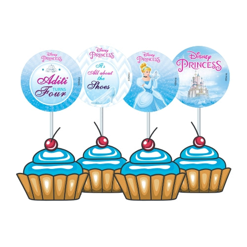 Disney Cinderella Cupcake / Food Toppers THEME PARTIES Pretty UR Party Default Title