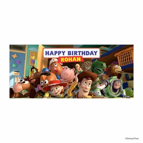 Personalized Toy Story Theme Banner 30in ALL PARTY SUPPLIES Pretty UR Party Default Title