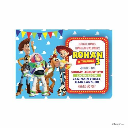 Toy Story Theme E-Invitations ALL PARTY SUPPLIES Pretty UR Party