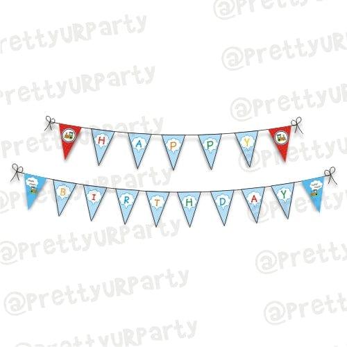 Train Bunting THEME PARTIES Pretty UR Party Default Title