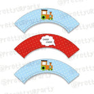 Train  Cupcake Wrappers THEME PARTIES Pretty UR Party Default Title