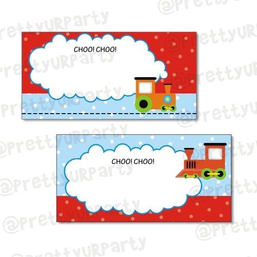 Train Food Labels / Buffet Table Cards THEME PARTIES Pretty UR Party Default Title