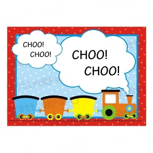 Train Table Mats