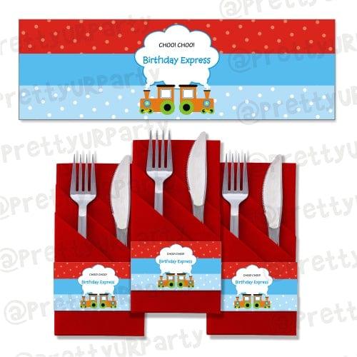 Train Napkin Rings THEME PARTIES Pretty UR Party Without Name