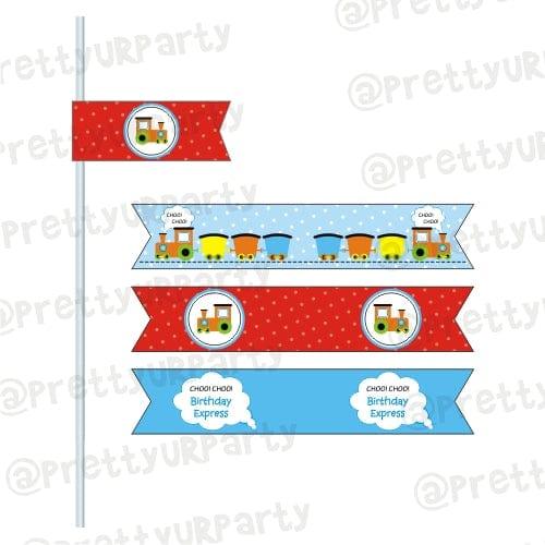 Train Drink Straws THEME PARTIES Pretty UR Party
