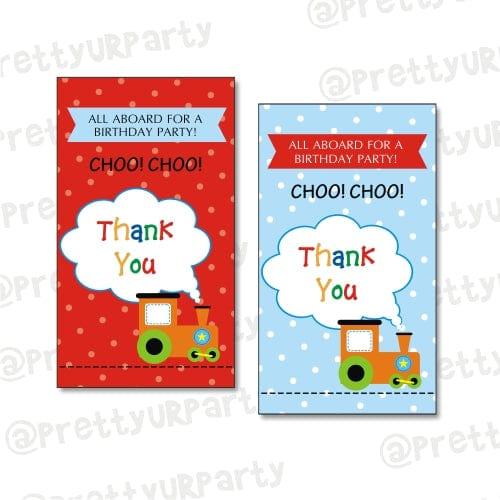 Train Thank you Tags THEME PARTIES Pretty UR Party Default Title