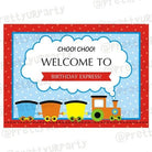 Train Entrance Banner / Door Sign THEME PARTIES Pretty UR Party Default Title