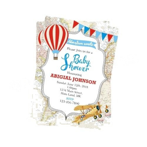Travel Baby Shower E-Invitations — image 2